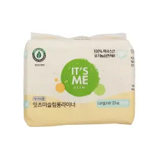 Прокладки женские гигиенические ежедневные, 1 капля Its Me Slim Organic Cotton Long Pantyliner 20p