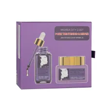 Крем (набор) [Korea City cream+serum set] DR.CELLIO Plus PEONGCHANG BAKUCHIOLE FIRMING cream+ampoule serum