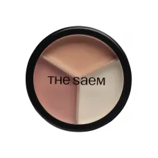 Консилер для лица трехцветный Cover Perfection Triple Pot Concealer 07 Pink Beige