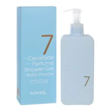Гель для душа питательный с керамидами и ароматом хлопка MASIL 7 Ceramide perfume shower gel 500 мл (BABY POWDER)