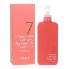 Гель для душа с керамидами и ароматом ириса MASIL 7 Ceramide shower gel 500 мл (SWEET LOVE)