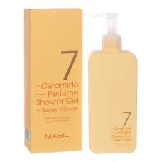 Гель для душа с керамидами и ароматом малины/жасмина MASIL 7 Ceramide shower gel 500 мл (sweet flower)