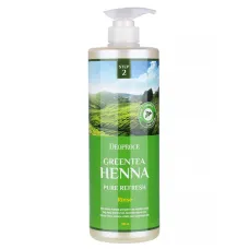 Бальзам для волос с экстрактом зеленого чая и хна DEOPROCE RINSE - GREENTEA HENNA PURE REFRESH 1 л