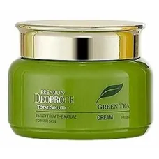 Крем для лица увлажняющий на основе зеленого чая PREMIUM DEOPROCE GREENTEA TOTAL SOLUTION CREAM 100 мл