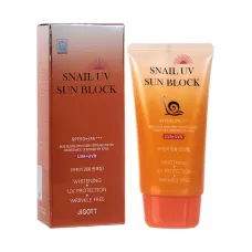 Крем солнцезащитный JIGOTT SNAIL UV SUN BLOCK CREAM SPF50 PA+++ 70 мл