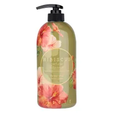 Гель для душа парфюмированный с экстрактом гибискуса Jigott Hibiscus Perfume Body Wash 750 мл