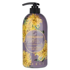 Гель для душа парфюмированный с экстрактом хризантемы Jigott Chrysanthemum Perfume Body Wash 750 мл