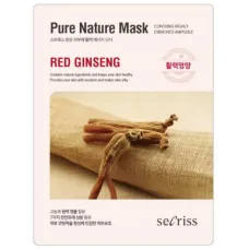 Маска тканевая Secriss Pure Nature Mask Pack - Red Ginseng 25 мл