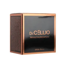 Кушон для лица осветляющий с муцином улитки Dr.CELLIO WHITENING & LIFTING BLACK SNAIL CUSHION #23 12 гр