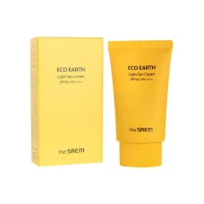 Крем для лица солнцезащитный Eco Earth Light Sun Cream SPF 50+ PA++++ 50 гр