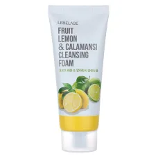 Пенка для лица очищающая с экстрактами лимона и каламанси LEBELAGE FRUIT LEMON&CALAMANSI CLEANSING FOAM 100 мл