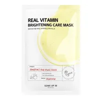 REAL VITAMIN BRIGHTENING CARE MASK Тканевая маска для лица с витаминами 20 гр - Some By Mi
