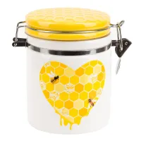 Банка для сыпучих продуктов (клипс) Honey 14*10*14,5 см v=630 мл