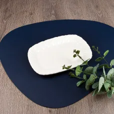 Блюдо сервировочное Маршмеллоу 20*14*2 см (фарфор)