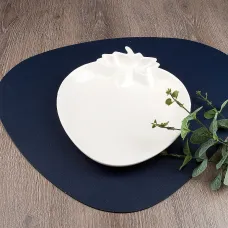 Блюдо сервировочное Маршмеллоу 25,5*21,5*3 см (фарфор)