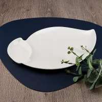 Блюдо сервировочное Маршмеллоу 33*20*2 см (фарфор)