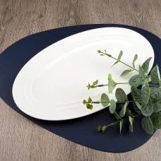 Блюдо сервировочное Маршмеллоу 35,5*22*2 см (фарфор)