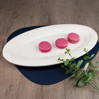 Блюдо сервировочное Маршмеллоу 46*25*3,3 см (фарфор)