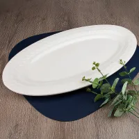 Блюдо сервировочное Маршмеллоу 52*27,5*4,0 см (фарфор)