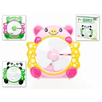 Вентилятор Веселые животные 17,5*9,5*18,5 см (3 вида) (провод-USB, батарейка-4 АА)