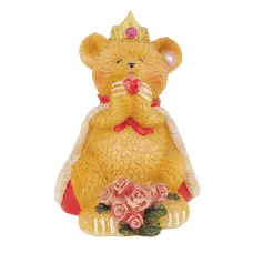 Копилка декоративная Мишка-король h=11 см