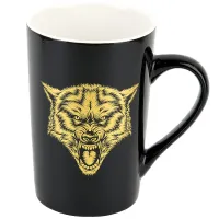 Кружка фарфоровая (имитация золота) Хищник v=410 мл