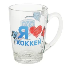 Кружка стеклянная КХЛ v=300 мл