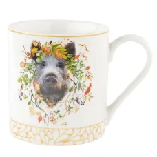 Кружка фарфоровая Вепрь v=480 мл (3 вида)