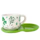 Набор для завтрака: чашка и блюдце Душистые травы 23*15*10,5 см v=500 мл (керамика)
