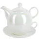Фарфоровый чайный набор 3 предмета Pearl 400/300 мл