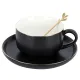 Фарфоровый чайный набор 4 предмета с ложками Royal Line. Night (2 персоны) v=350 мл