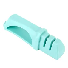 Ножеточка 2 уровня заточки 4*5*18 см (точильный камень, керамика, полипропилен)