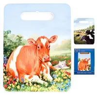 Подставка под горячее с пробкой Буренка 15*20*0.5 см (2 вида)