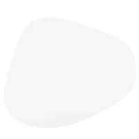 Салфетка сервировочная (плейсмат) Экокожа (белая) 45*37 см