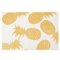 Салфетка сервировочная (плейсмат) Ананас/white 45*30 см