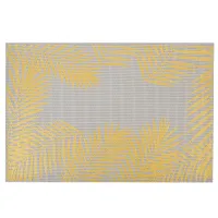 Салфетка сервировочная (плейсмат) Папоротник серый 45*30 см