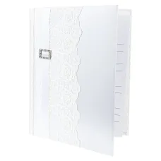 Свадебная книга для записи пожеланий Романтика (16 листов) 21*27*2 см (с декоративными стразами)