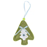 Украшение декоративное (подвесное) Елочка h=10 см (2 вида)