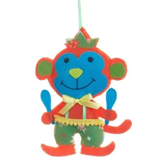 Украшение декоративное (подвесное) Обезьянка 10*2*14 см (полиэстер)