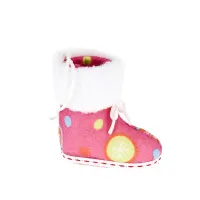 Украшение декоративное (подвесное) Сапожок 6,5*4*6,5 см (полиэстер)