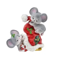 Фигурка декоративная Мышата 7*4*8,5 см (2 вида)