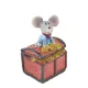 Фигурка декоративная (копилка) Мышка 4,5*4*9 см (2 вида)