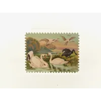 Фигурка декоративная (магнит) В мире животных 8*6*0,5 см (4 вида) (керамика)