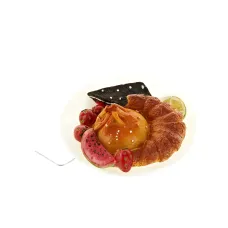 Фигурка декоративная (магнит) Кулинарные рецепты d=7см h=2,5 см (4 вида) (полимер, полистоун)