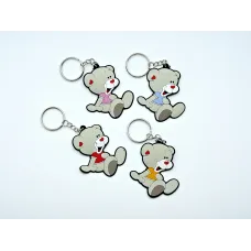 Фигурка декоративная (подвесная) Мишка h=5 см (4 вида)