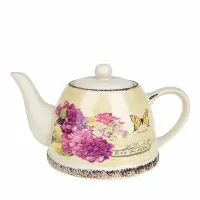 Керамический заварочный чайник Целебная гортензия 24*15,5*13,5 см v=1 л