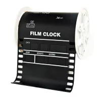 Часы настольные электронные Кинематограф h=13 см l=15,5 см (с адаптером)
