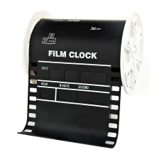 Часы настольные электронные Кинематограф h=13 см l=15,5 см (с адаптером)