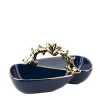 Менажница 2-х секционная Крайола 25*14*12 см v=2*350 мл