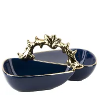 Менажница 2-х секционная Крайола 30*16,5*13 см v=2*550 мл